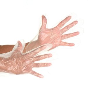 Guantes de polietileno ambidiestros