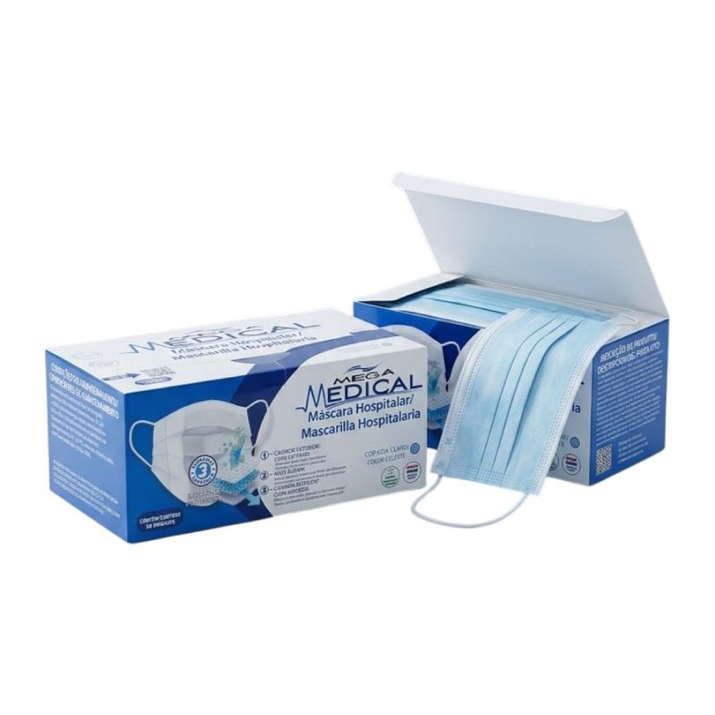 Mascarilla desechable 3 pliegues CERTIFICADAS