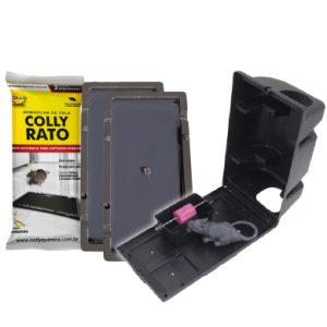 Pack Profesional de Control de Roedores: 2 Trampas Adhesivas y 4 Cajas Cebadoras RATOX 4.1