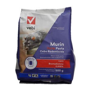 Cebo raticida listo para su uso contra ratones y ratas Murin Forte Pasta