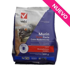 Raticida Cebo Ratones y Ratas Murin Forte Pasta
