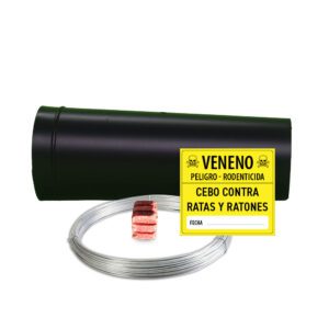 Estacion Profesional: 1 Tubo Ratox 25 + Alambre + Cebo + Sticker